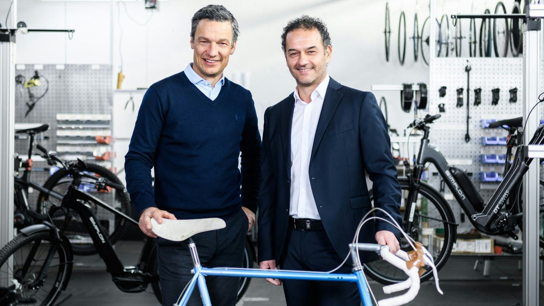 This duo will steer Simplon's future: the newly designated CEO Christoph Mannel (left) and CFO Gerhard Buchmüller. – Photo Eva Sutter