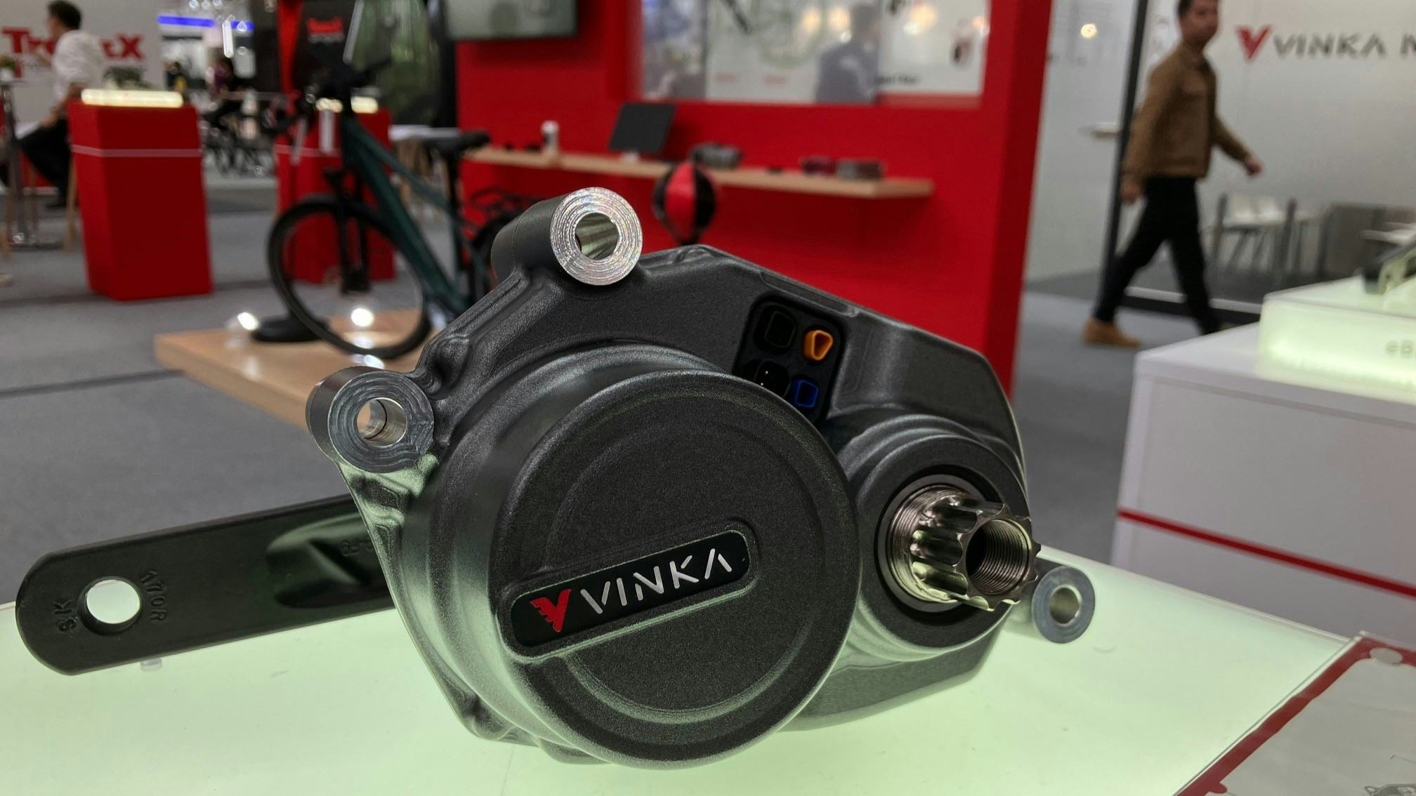 On display at Eurobike, Vinka's new Z60 motor. - Photo Bike Europe