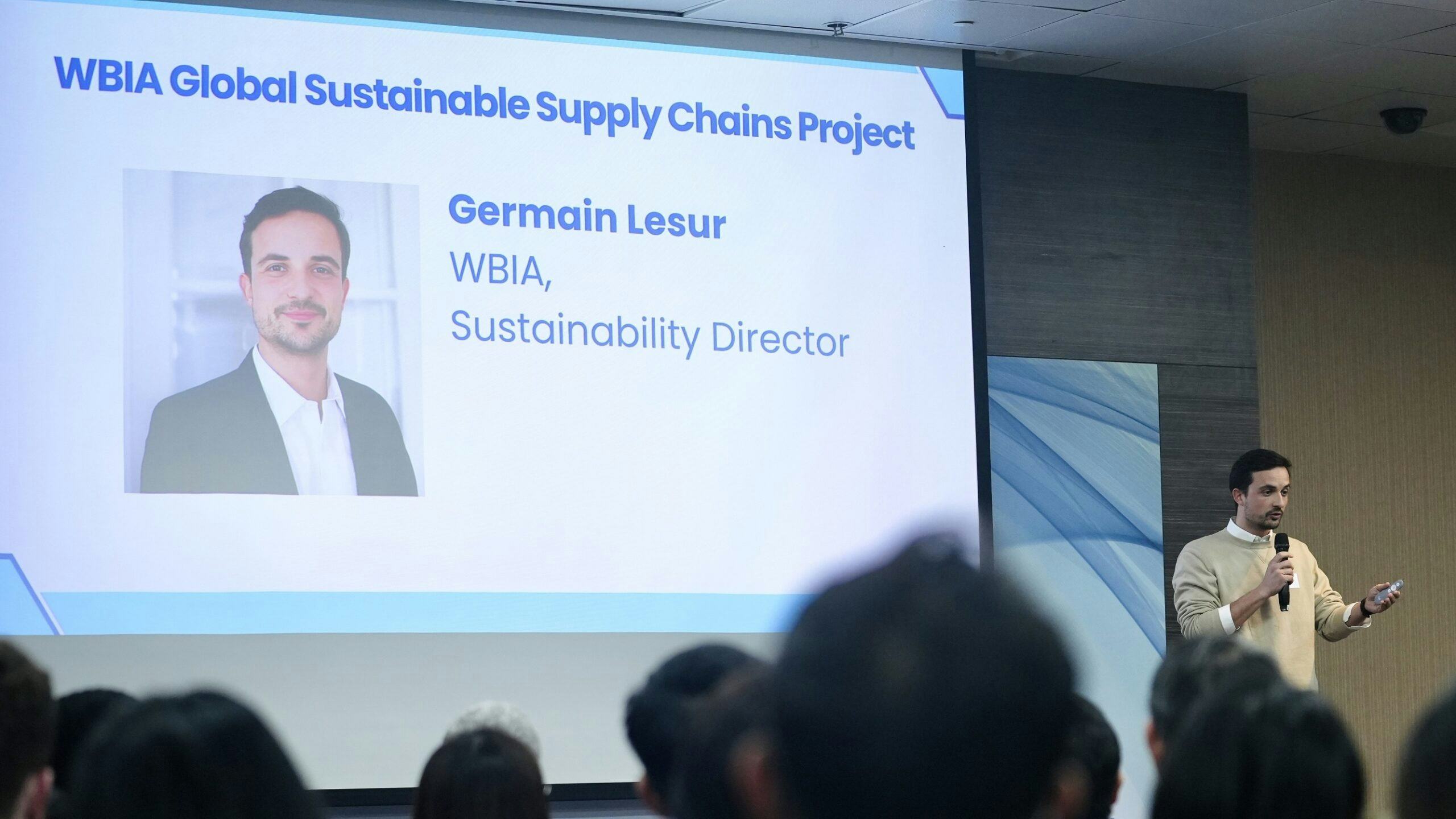 WBIA sustainability director Germain Lesur plays a key role in this supply chain sustainability project. – Photo WBIA